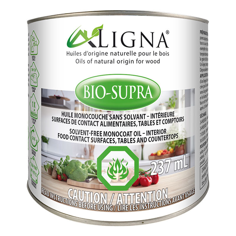 Huile naturelle Bio Supra – Sans COV, sans solvant, grade alimentaire
