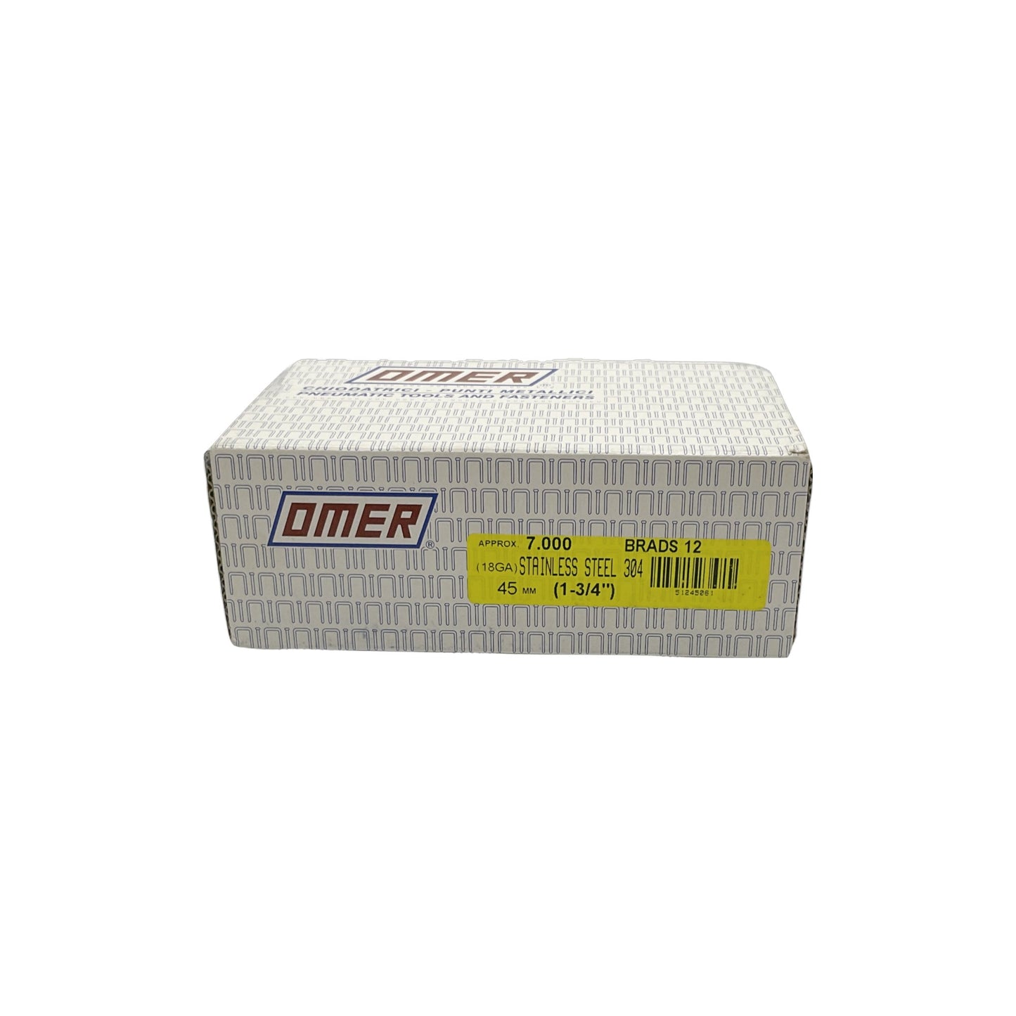 Clou acier inoxydable 18G - Entrepôt du Cèdre inc.