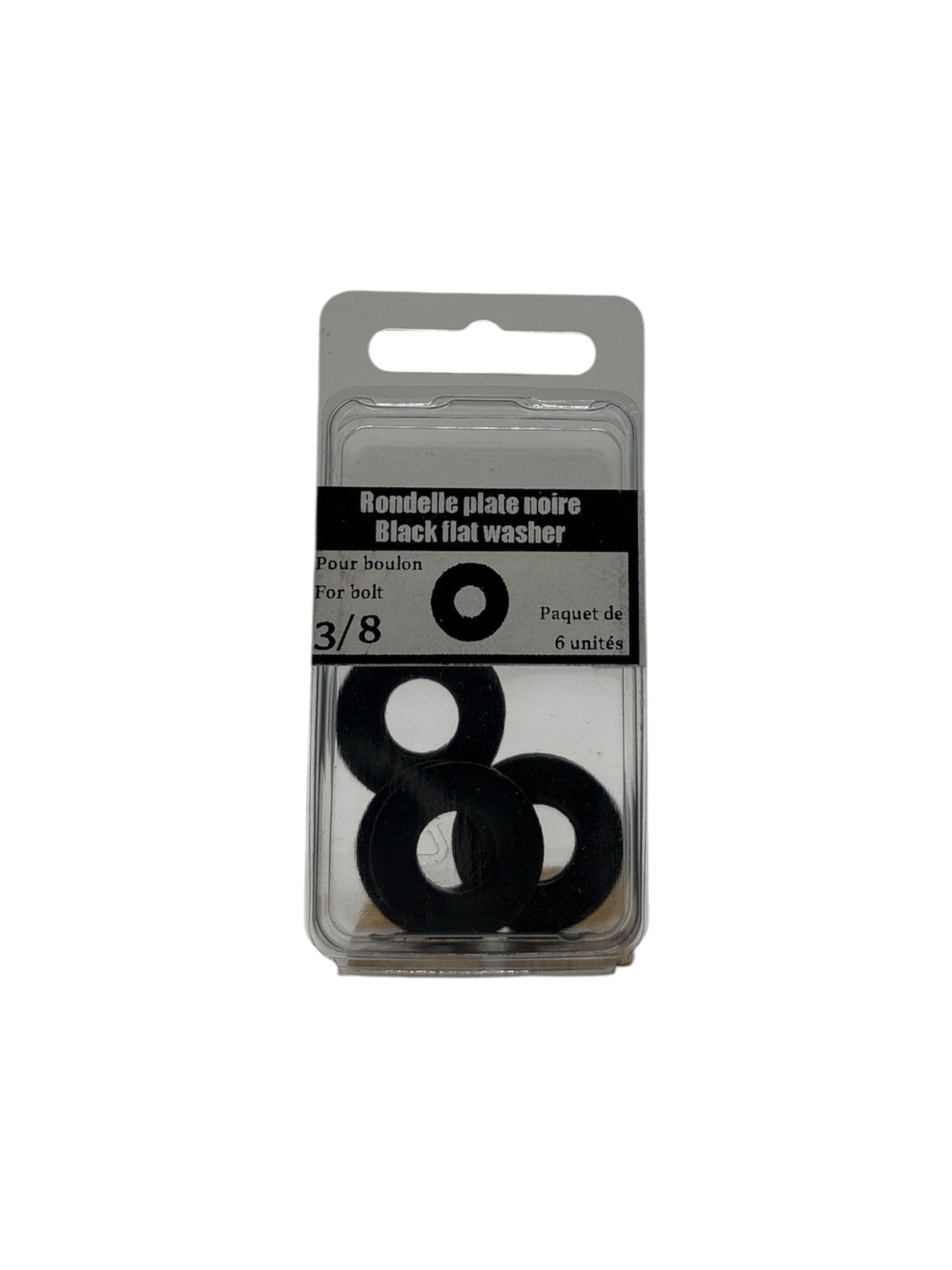 Rondelles plates noires - ENTREPÔT DU CÈDRE inc.