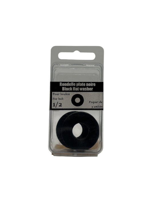 Rondelles plates noires - ENTREPÔT DU CÈDRE inc.