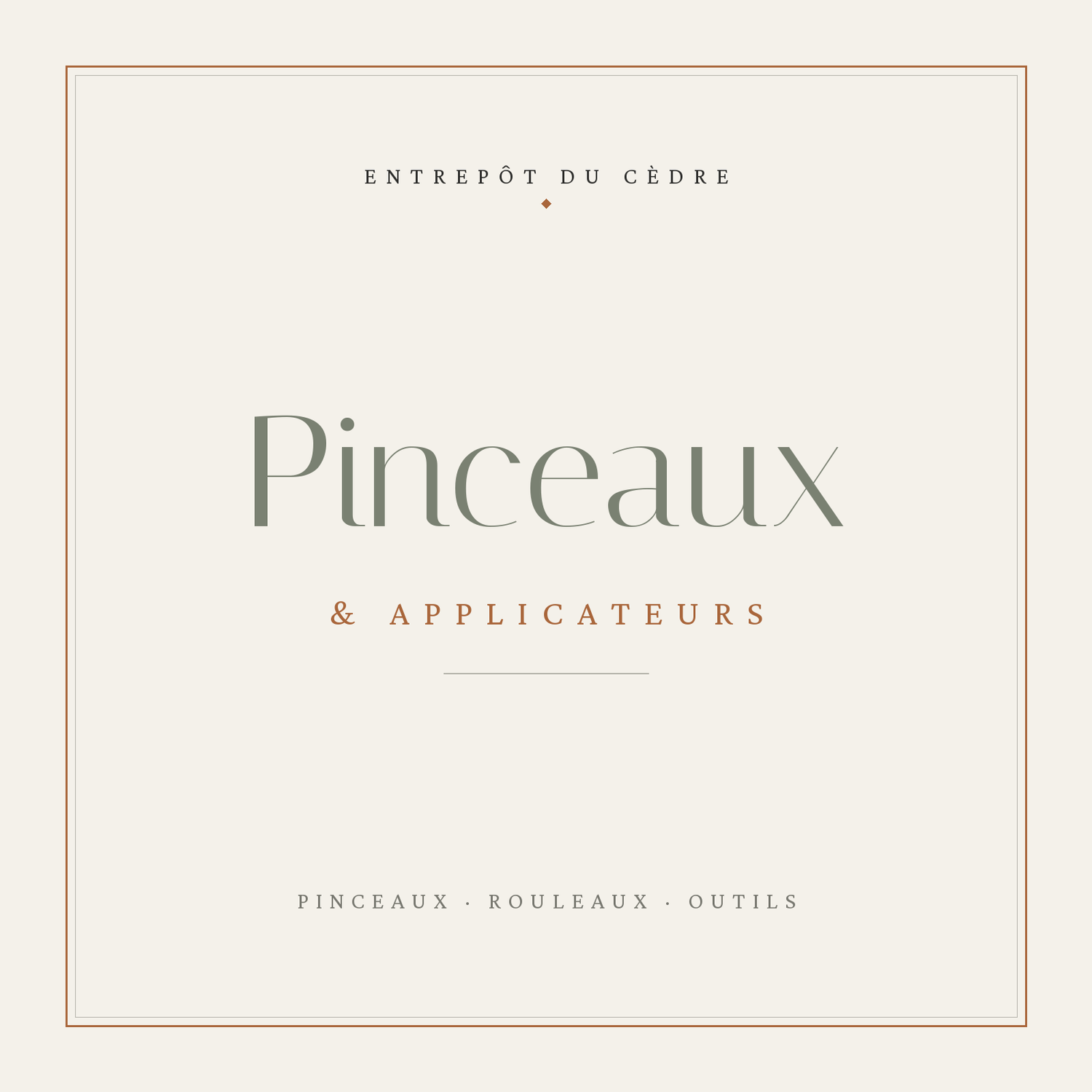 Applicateurs & Pinceaux