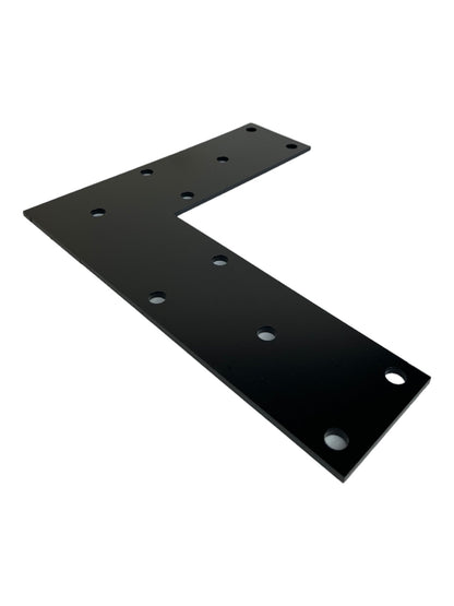 Équerres plates en acier noir - ENTREPÔT DU CÈDRE inc.